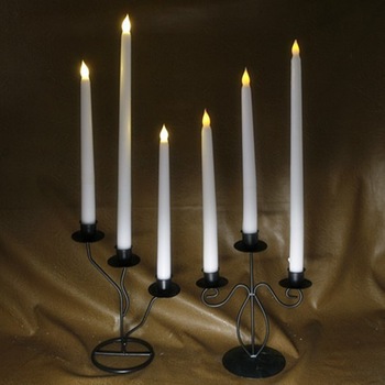 LED Plastic Taper Candle With Remote Control CA015R