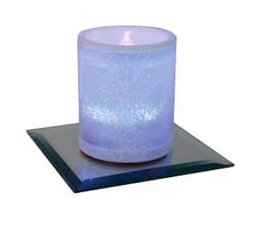 Pvc Glitter LED Candle CA112