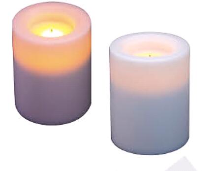 Plastic Fake Wick LED Candle CA114