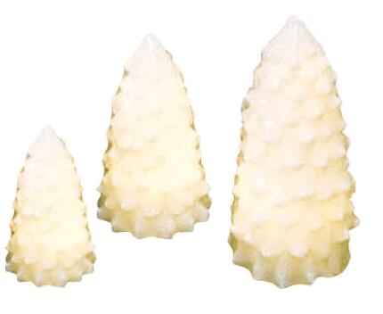 Christmas LED Tree Shaped Wax Candle CA8149
