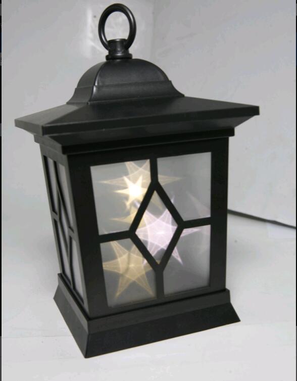 Plastic Flickering LED Lantern With Shining Star LP022STR