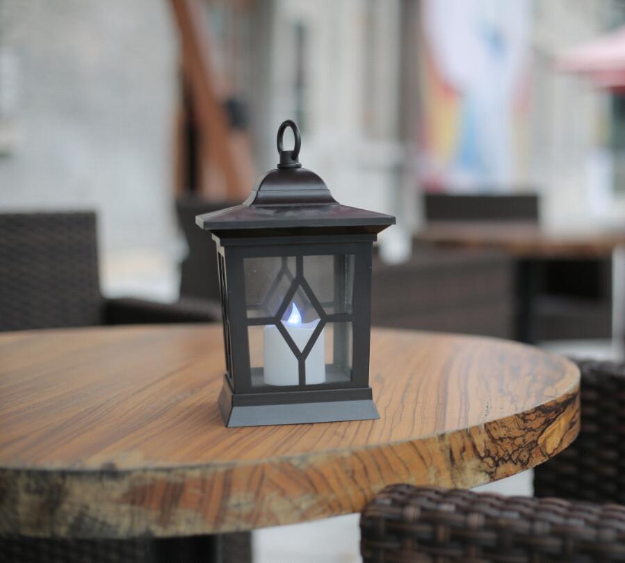 Plastic Flickering LED Candle Lantern LP022