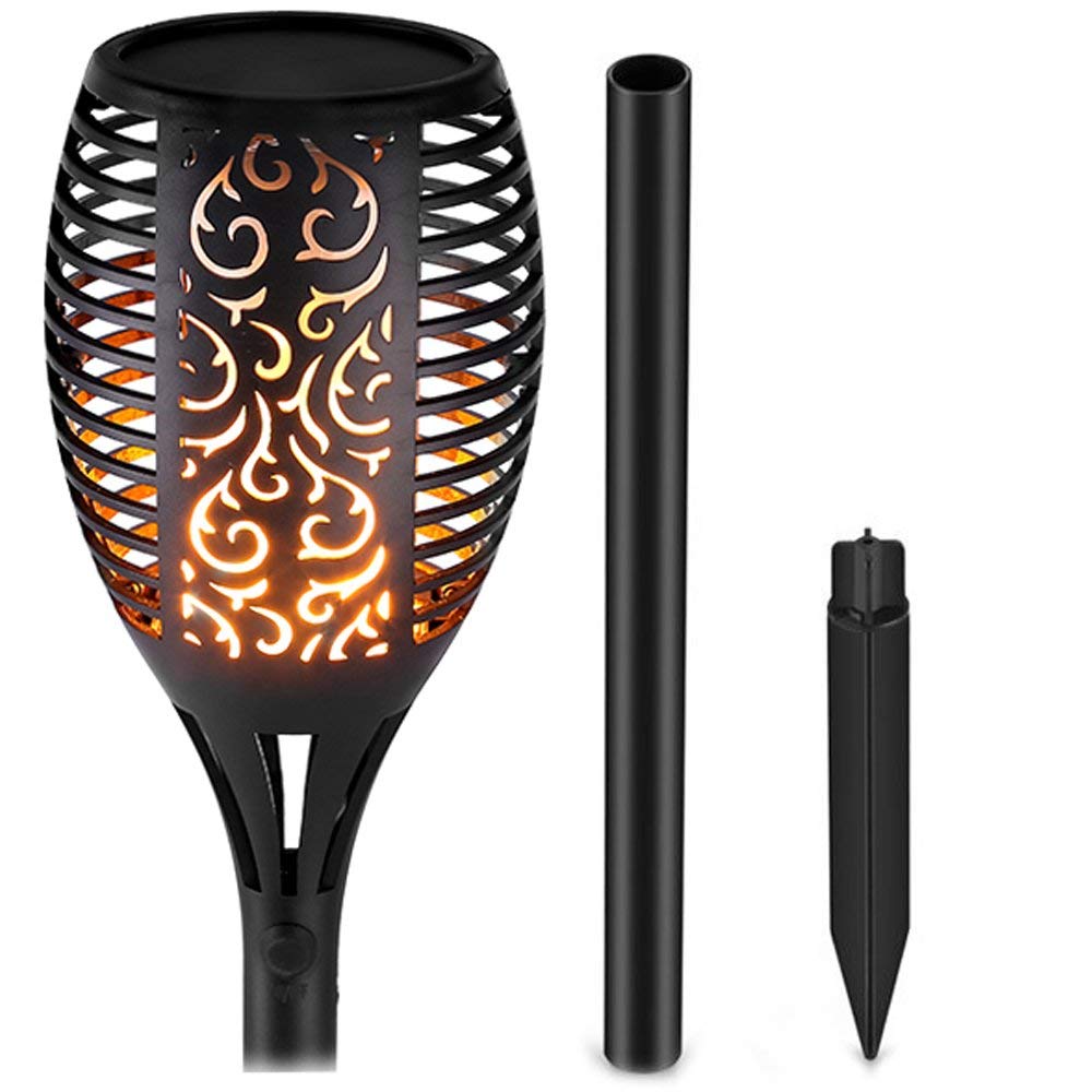 Solar Torch Light - Black